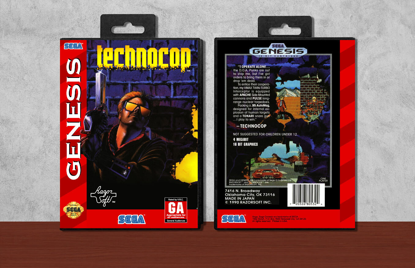 Techno Cop, Case Color: Black