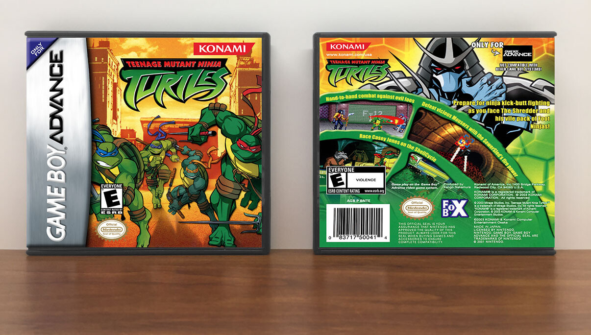 Teenage Mutant Ninja Turtles, Artwork Spine Color: Chrome