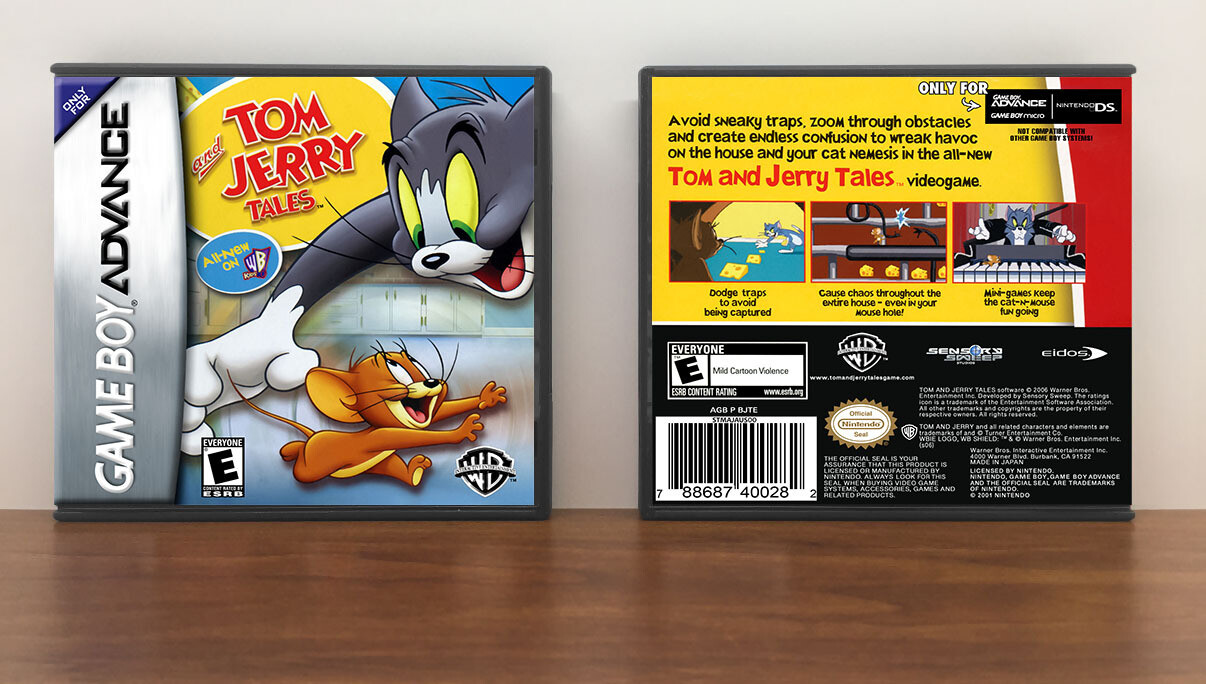 Tom and Jerry Tales, Artwork Spine Color: Chrome