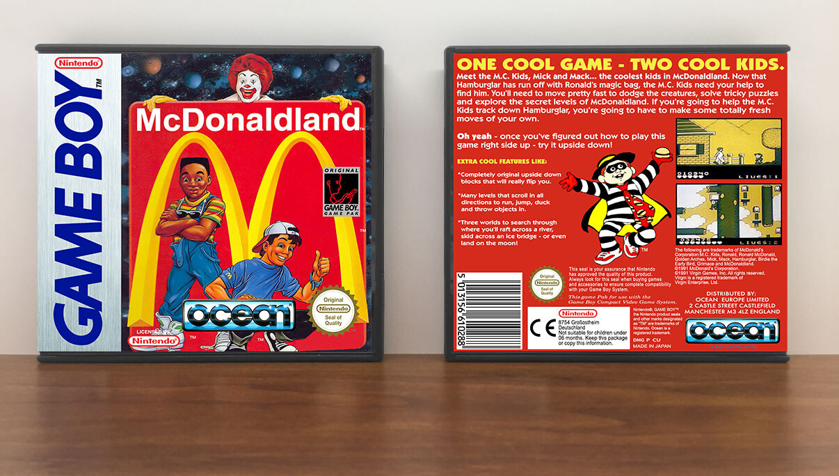 McDonaldland (PAL), Artwork Spine Color: Chrome