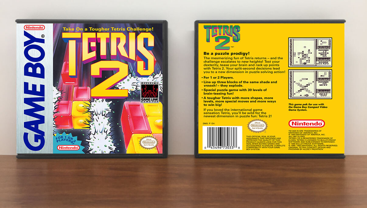 Tetris 2, Artwork Spine Color: Chrome