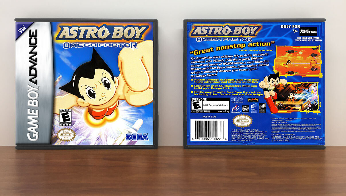 Astro Boy: Omega Factor, Artwork Spine Color: Chrome