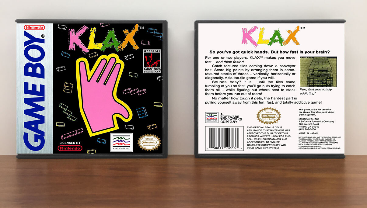 Klax, Artwork Spine Color: Chrome