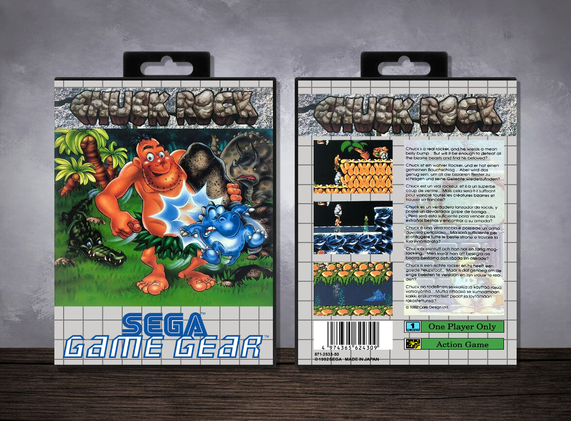 Chuck Rock, Case Color: Black