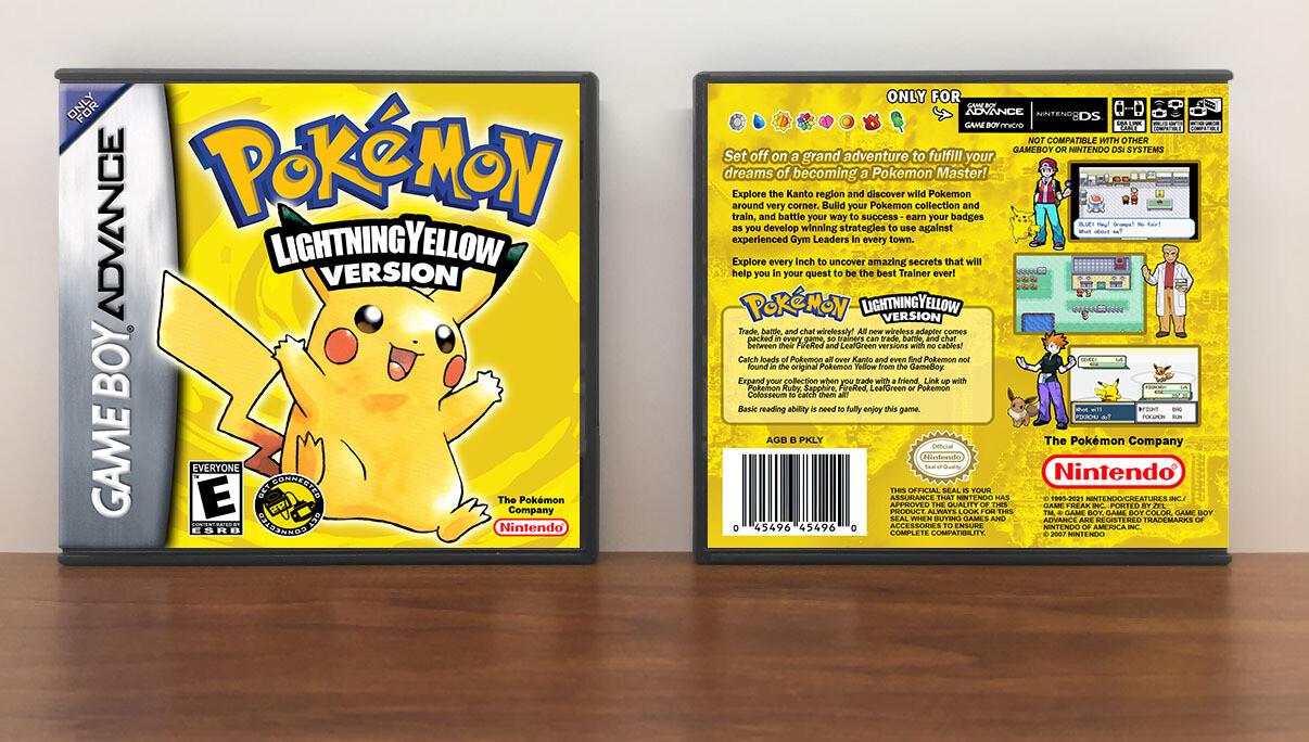 Pokemon Lightning Yellow Version - GBA