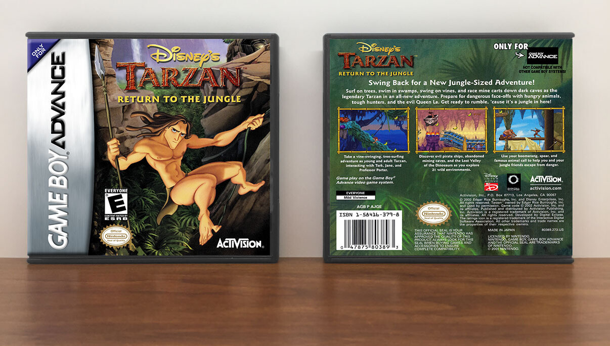 Disney's Tarzan: Return to the Jungle, Artwork Spine Color: Chrome