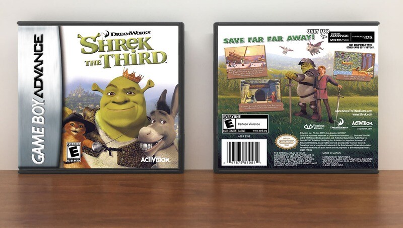 Shrek the Third, Artwork Spine Color: Chrome