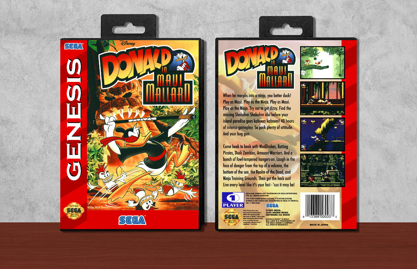 Donald in Maui Mallard, Case Color: Black