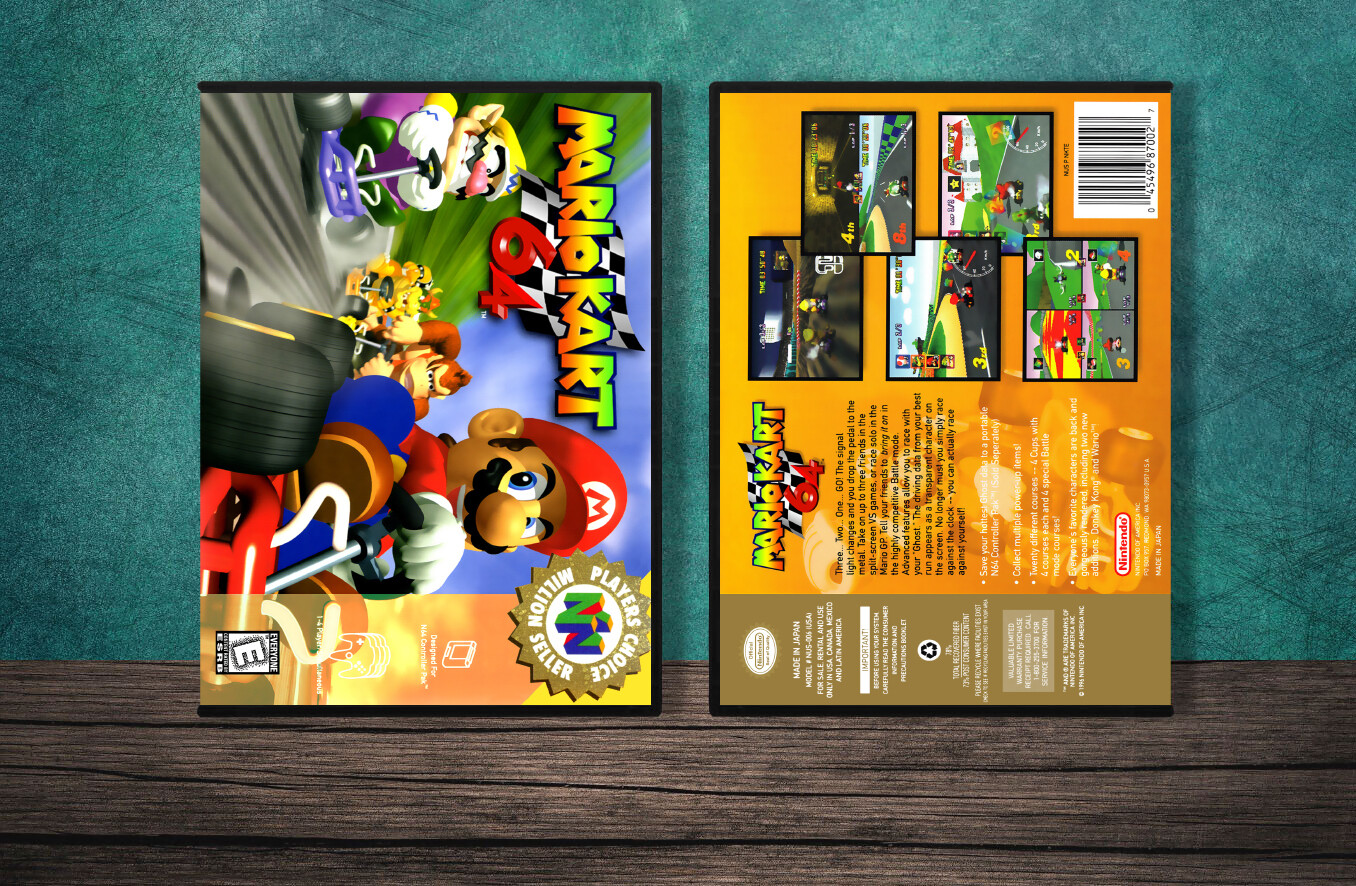 Mario Kart 64 (PC), Case Color: DARK GREY (OEM DS CASE COLOR)