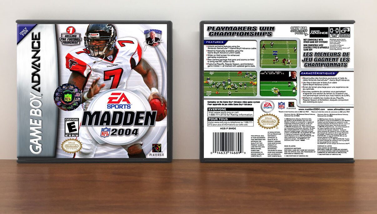 Madden 2004, Artwork Spine Color: Chrome