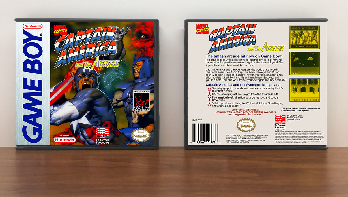 Captain America and the Avengers, Artwork Spine Color: Chrome