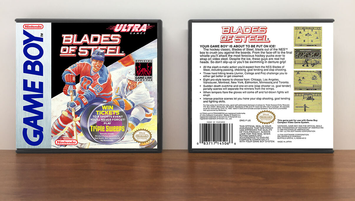Blades of Steel, Artwork Spine Color: Chrome