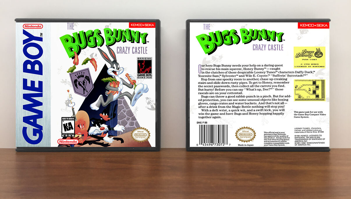 Bugs Bunny: The Crazy Castle, Artwork Spine Color: Chrome
