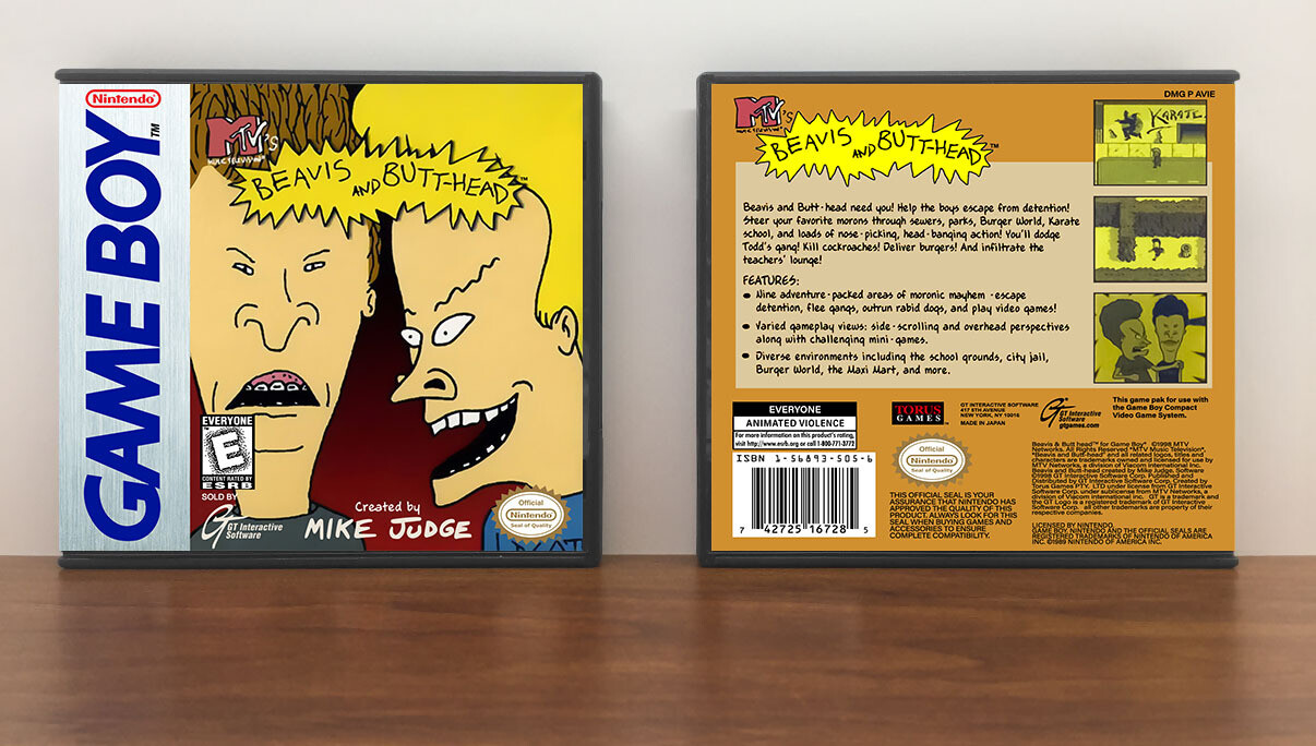 Beavis and Butt-head, Artwork Spine Color: Chrome