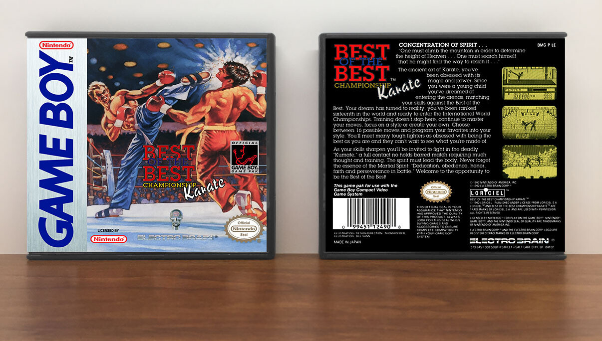 Best of the Best: Championship Karate, Artwork Spine Color: Chrome