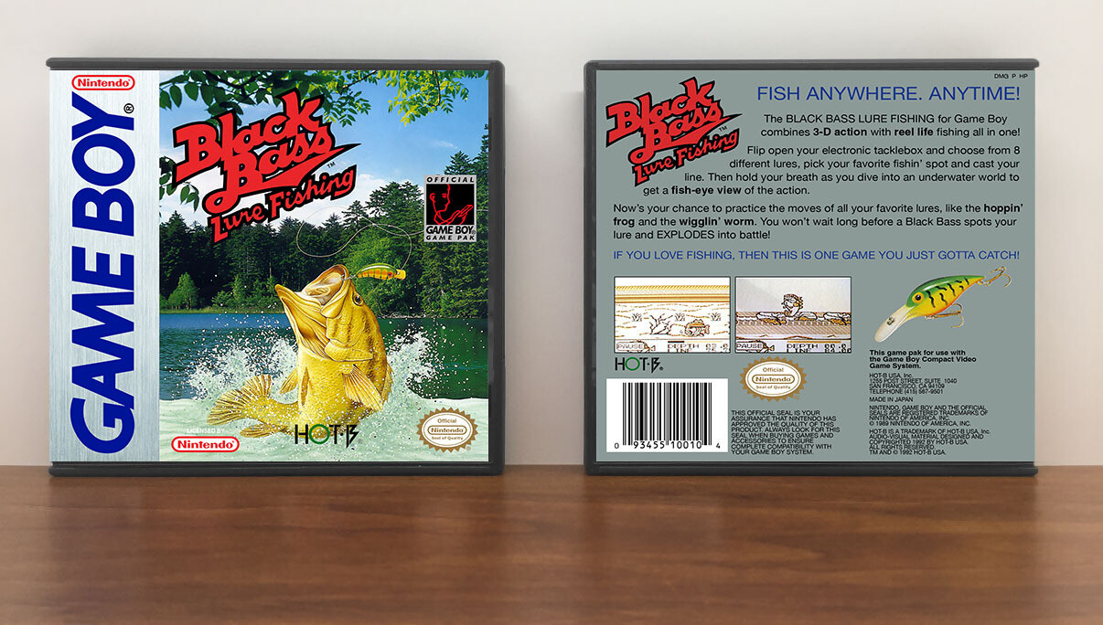 Black Bass: Lure Fishing, Artwork Spine Color: Chrome