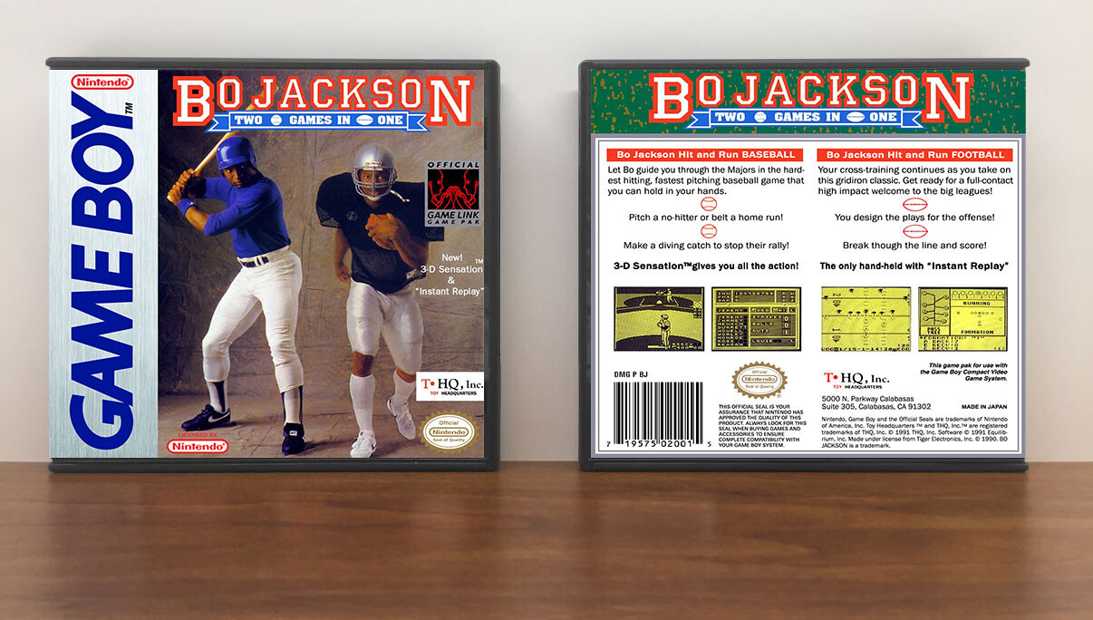 Bo Jackson - Hit and Run, Artwork Spine Color: Chrome