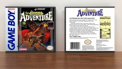 Castlevania: The Adventure, Artwork Spine Color: Chrome