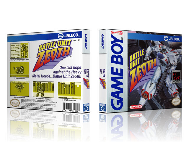Storage Game Case | Battle Unit Zeoth - GB Game Boy