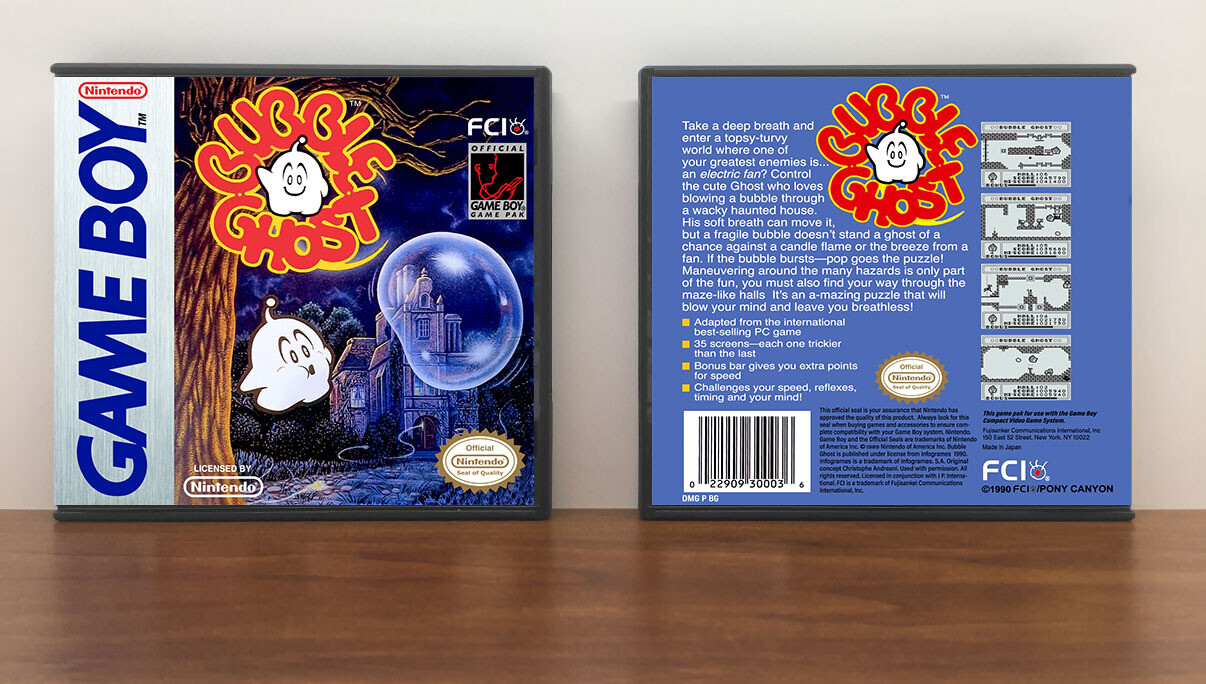 Bubble Ghost, Artwork Spine Color: Chrome