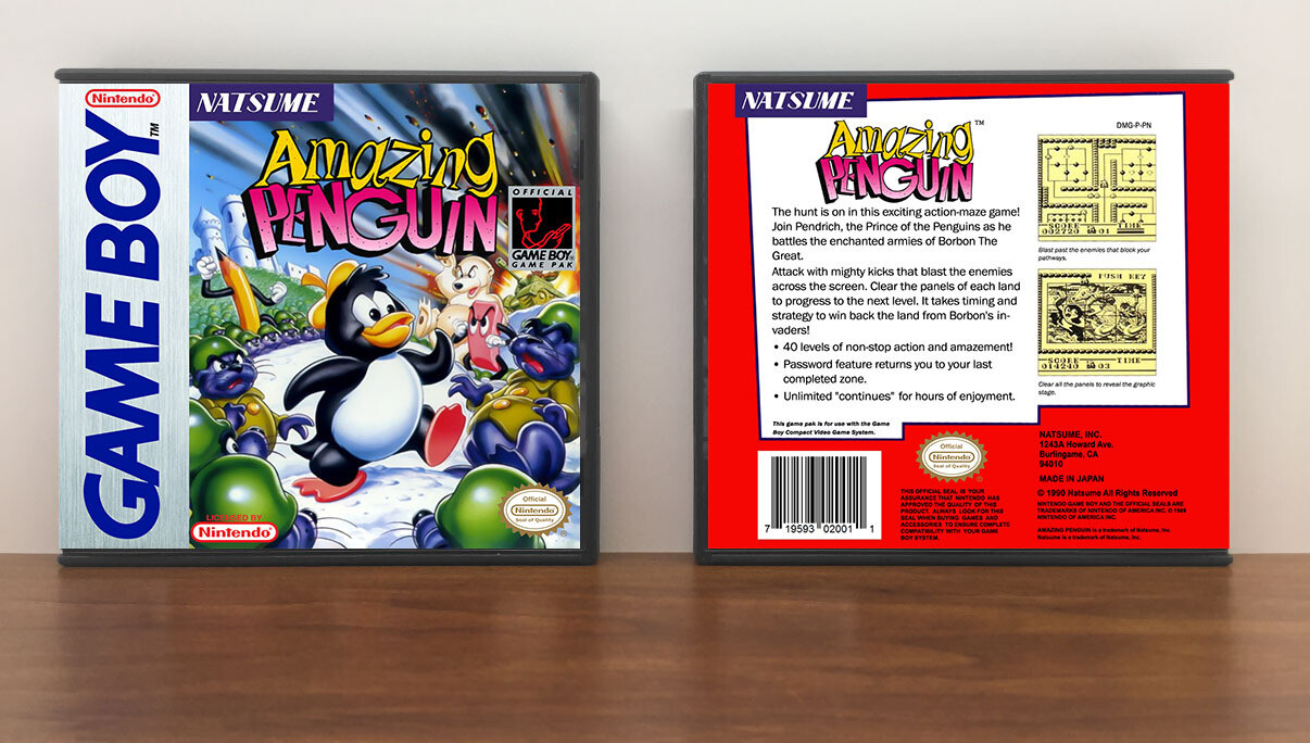Amazing Penguin, Artwork Spine Color: Chrome
