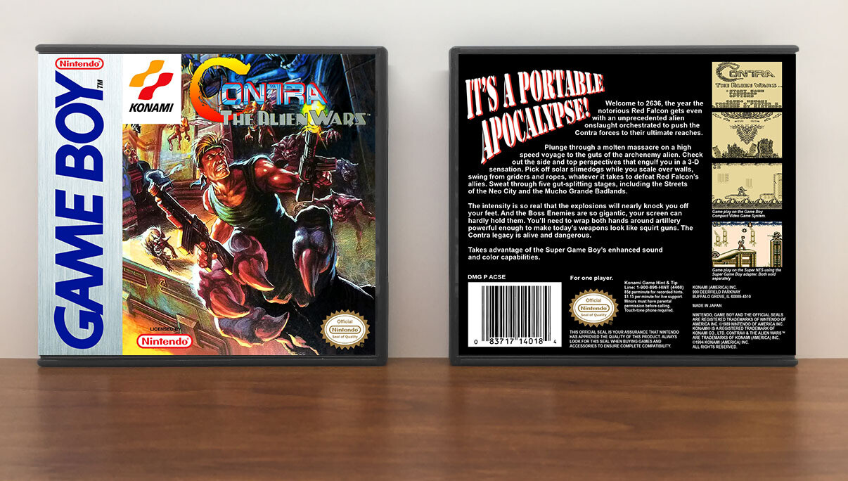 Contra: The Alien Wars, Artwork Spine Color: Chrome