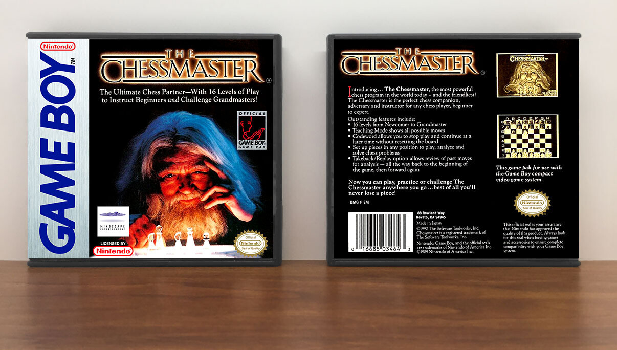 Chessmaster, The (Mindscape), Artwork Spine Color: Chrome