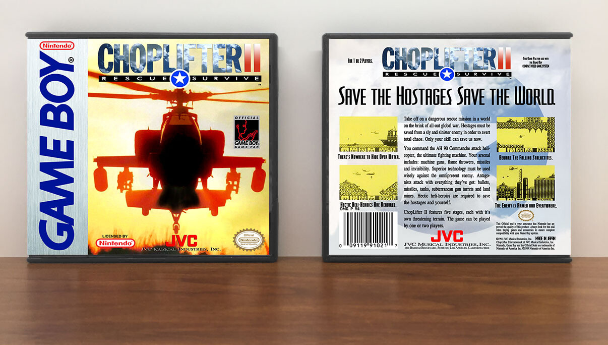 Choplifter II, Artwork Spine Color: Chrome, Cover Variation: North America