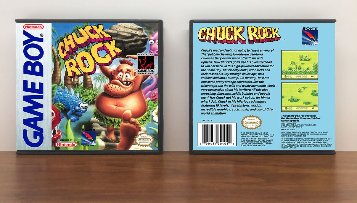 Chuck Rock, Artwork Spine Color: Chrome