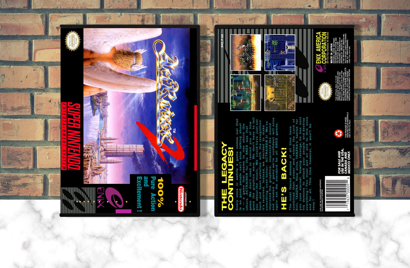 ActRaiser 2, Case Color: DARK GREY (OEM DS CASE COLOR)