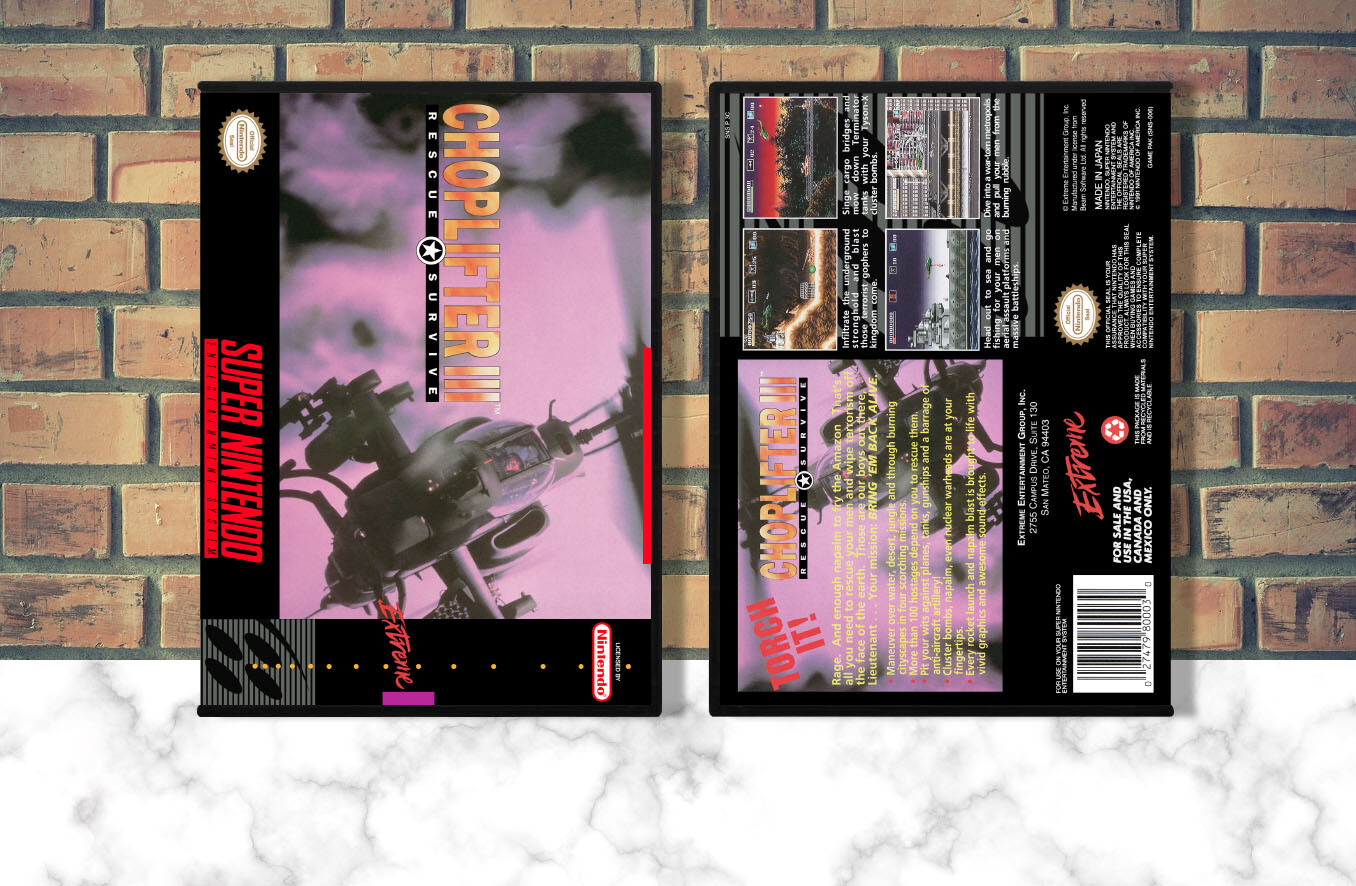 Choplifter III, Case Color: DARK GREY (OEM DS CASE COLOR)