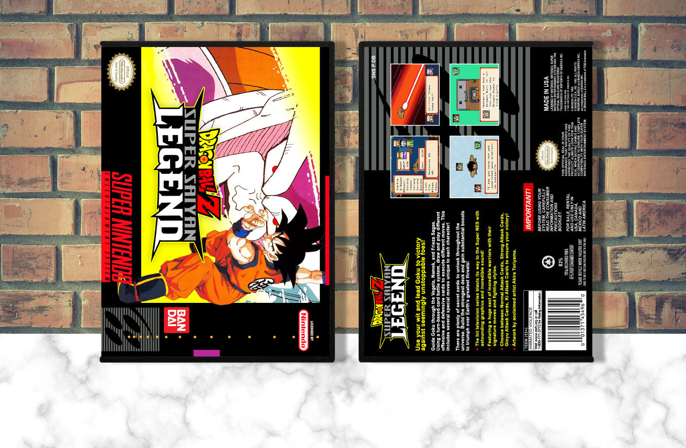Dragon Ball Z: Super Saiyan Legend, Case Color: DARK GREY (OEM DS CASE COLOR)