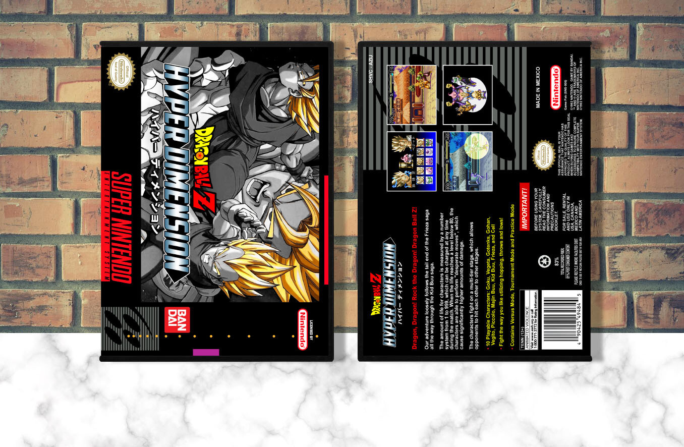 Dragon Ball Z: Hyper Dimension, Case Color: DARK GREY (OEM DS CASE COLOR)