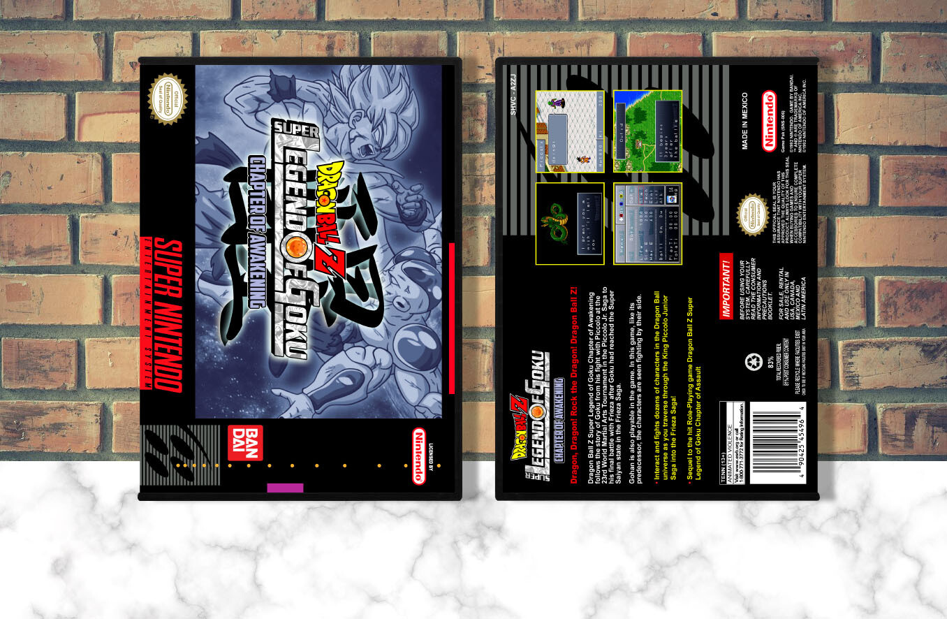 Dragon Ball Z: Super Legend of Goku Chapter of Awakening, Case Color: DARK GREY (OEM DS CASE COLOR)
