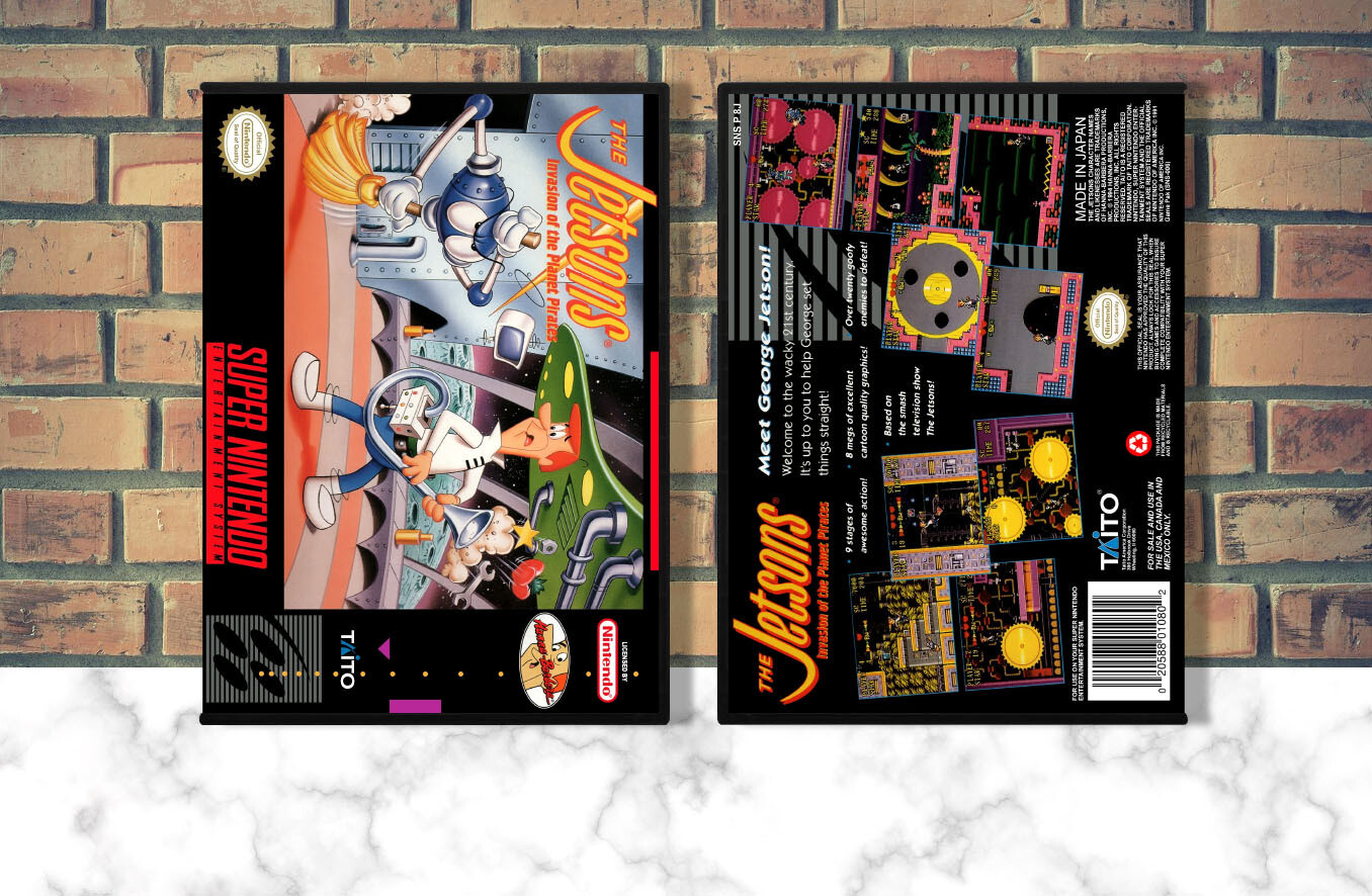 Jetsons, The: Invasion of the Planet Pirates, Case Color: DARK GREY (OEM DS CASE COLOR)