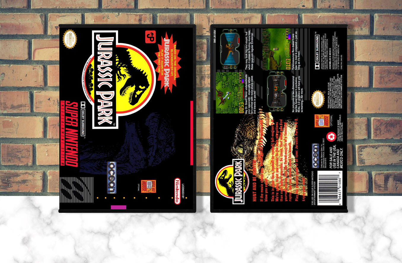 Jurassic Park, Case Color: DARK GREY (OEM DS CASE COLOR)
