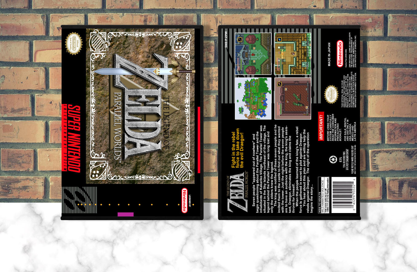 Legend of Zelda, The: Parallel Worlds, Case Color: DARK GREY (OEM DS CASE COLOR)