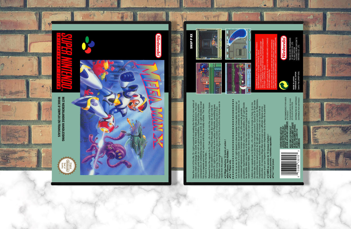 Mega Man X (EU), Case Color: DARK GREY (OEM DS CASE COLOR)