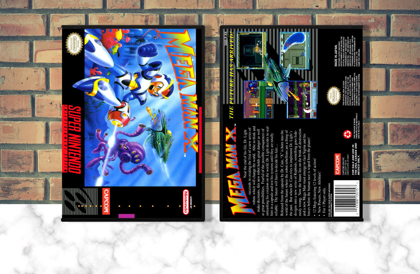 Mega Man X, Case Color: DARK GREY (OEM DS CASE COLOR)