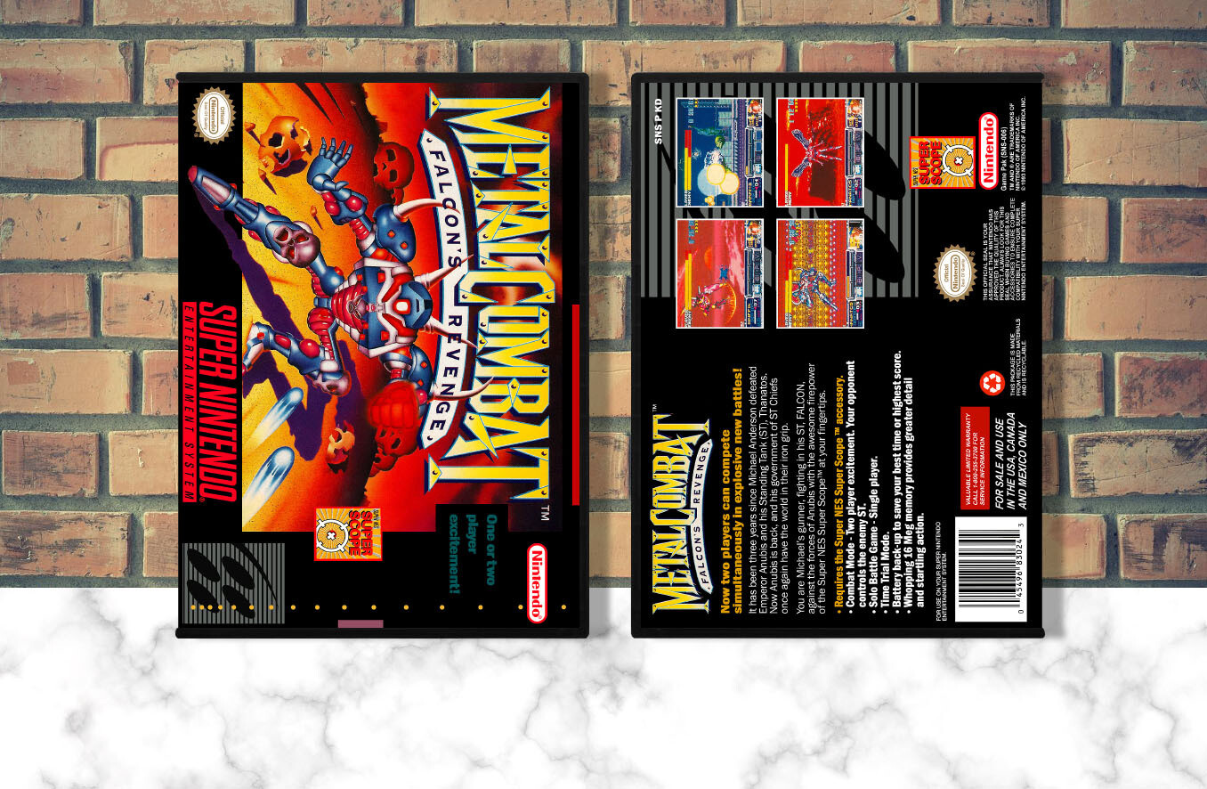 Metal Combat: Falcon&#39;s Revenge, Case Color: DARK GREY (OEM DS CASE COLOR)