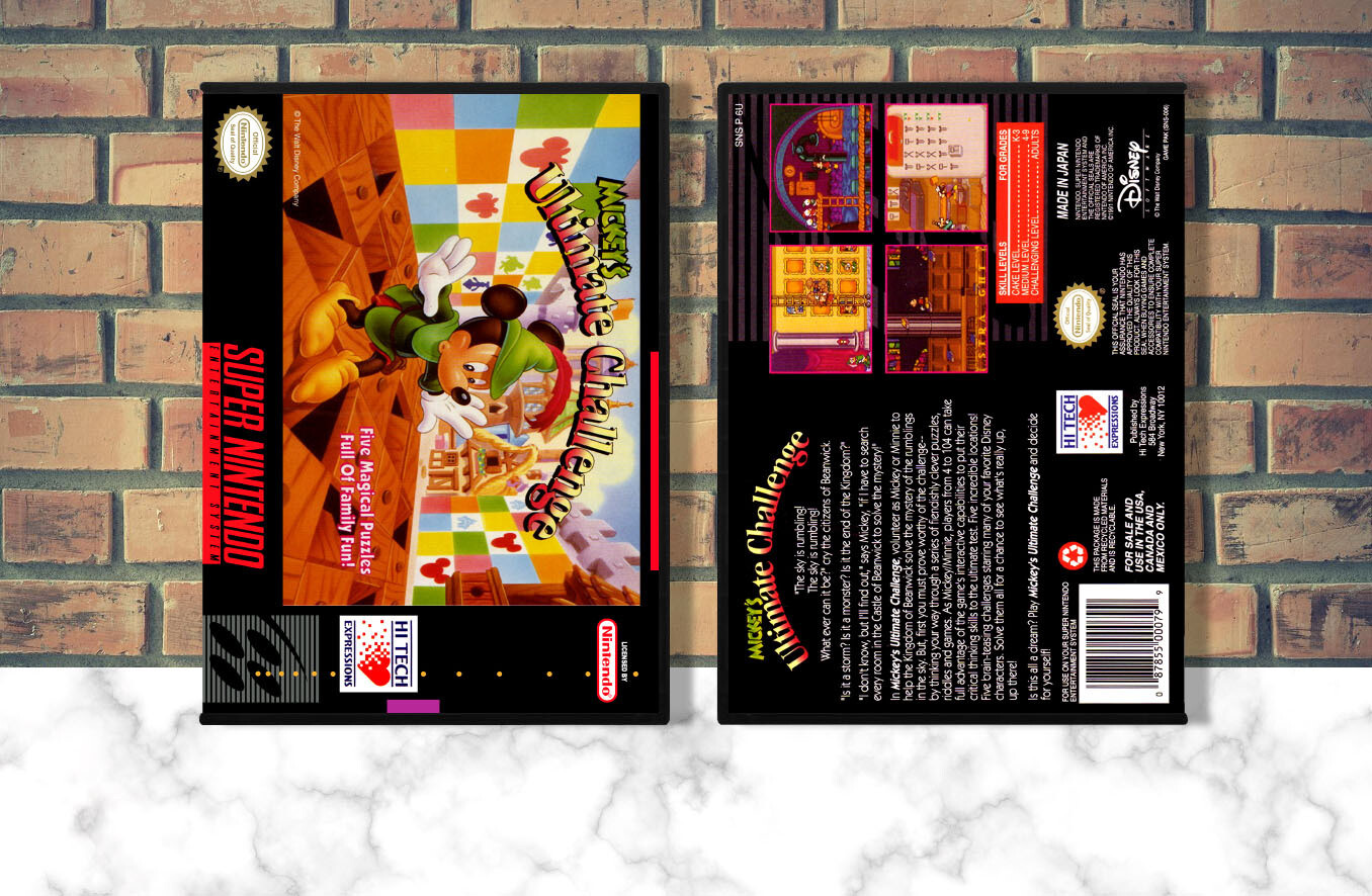 Mickey&#39;s Ultimate Challenge, Case Color: DARK GREY (OEM DS CASE COLOR)