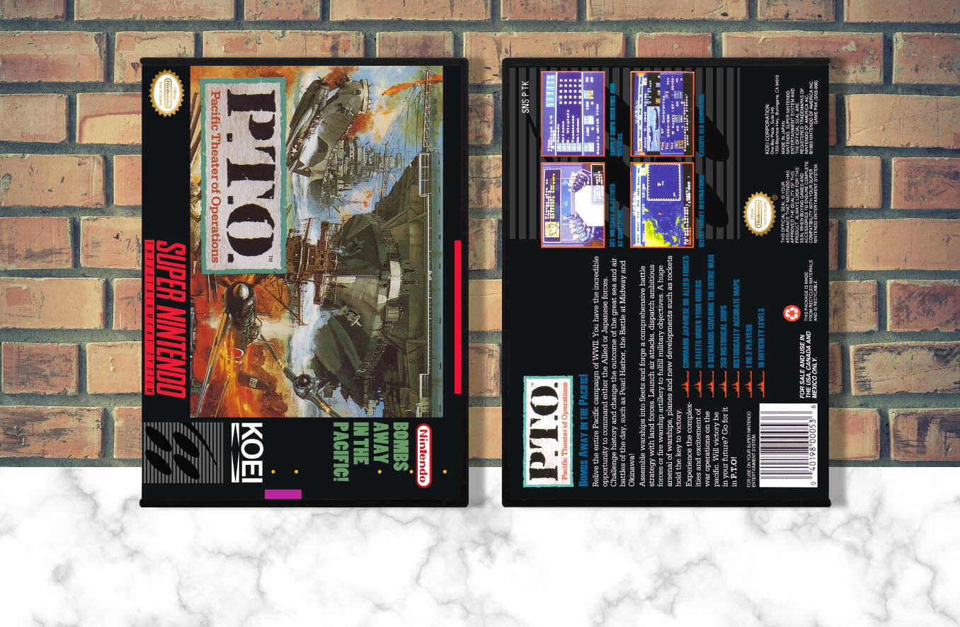 P.T.O.: Pacific Theater of Operations, Case Color: DARK GREY (OEM DS CASE COLOR)
