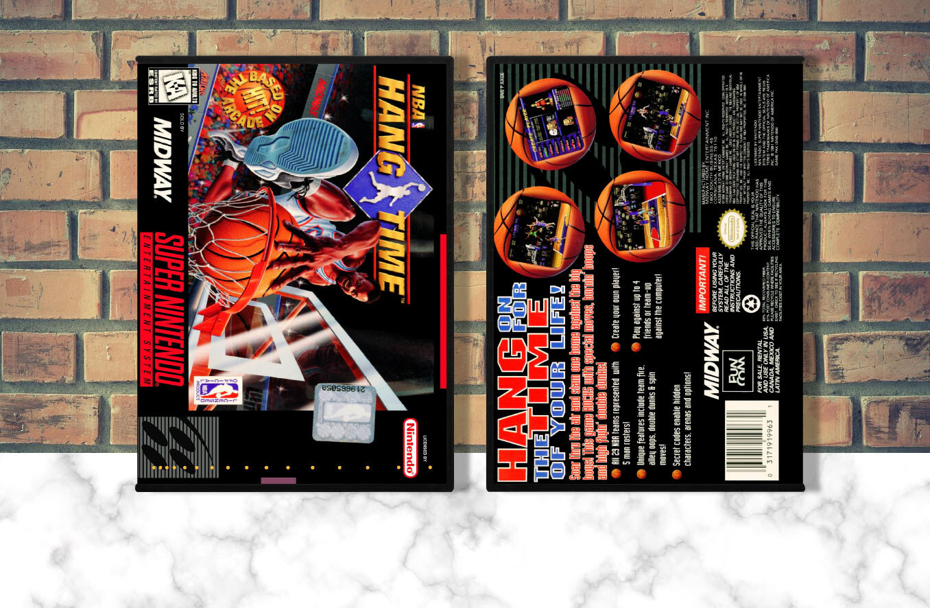 NBA Hangtime, Case Color: DARK GREY (OEM DS CASE COLOR)