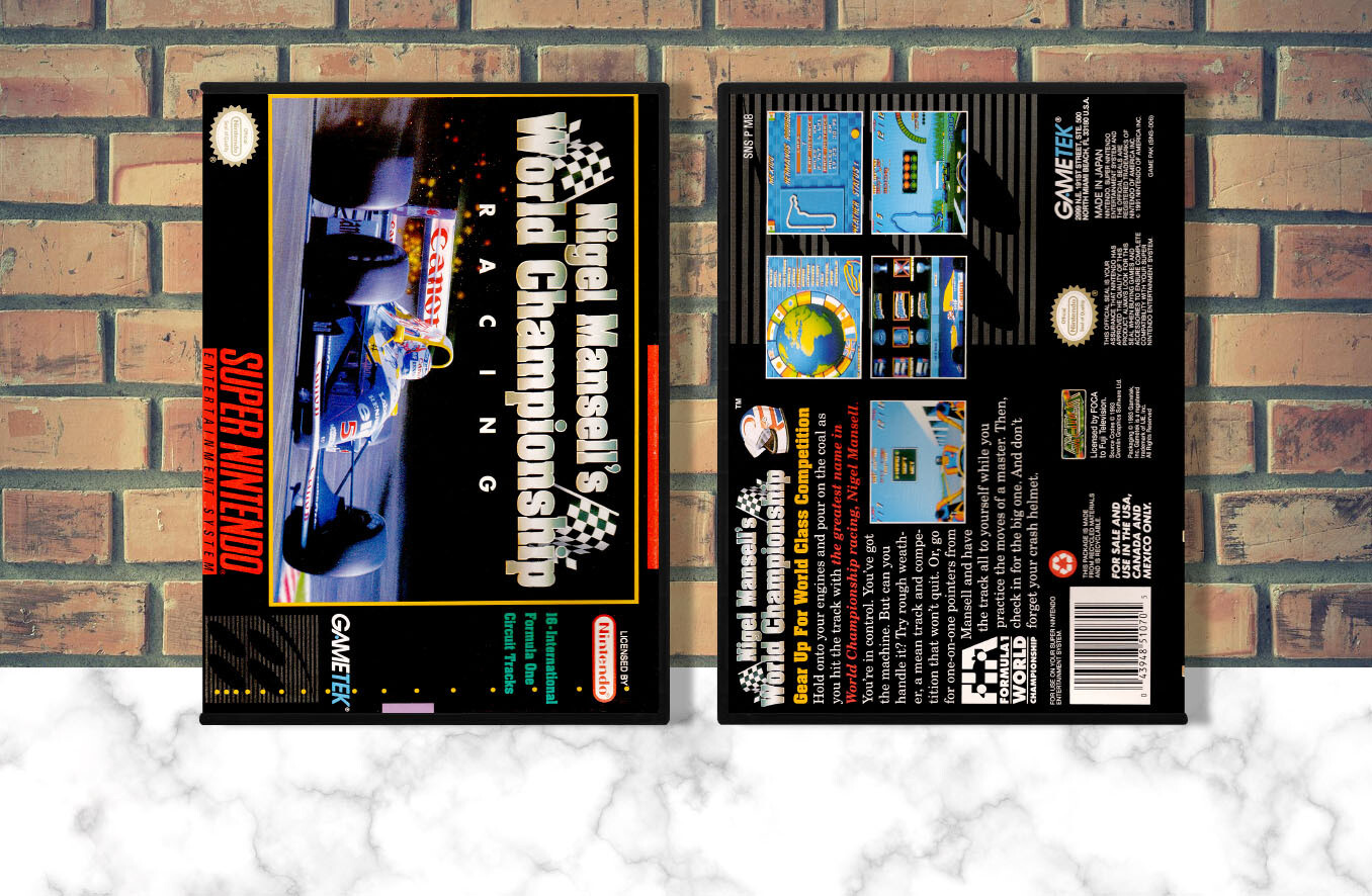 Nigel Mansell&#39;s World Championship Racing, Case Color: DARK GREY (OEM DS CASE COLOR)