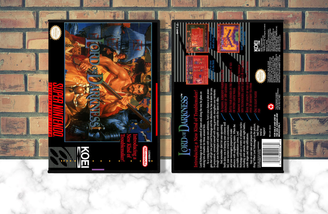 Nobunaga&#39;s Ambition: Lord of Darkness, Case Color: DARK GREY (OEM DS CASE COLOR)