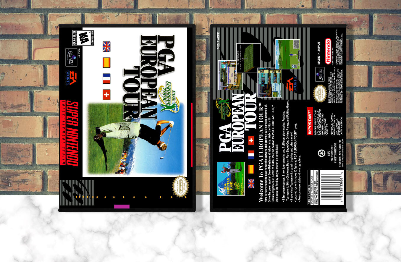 PGA European Tour, Case Color: DARK GREY (OEM DS CASE COLOR)