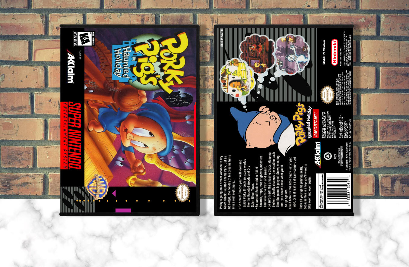 Porky Pig&#39;s Haunted Holiday, Case Color: DARK GREY (OEM DS CASE COLOR)