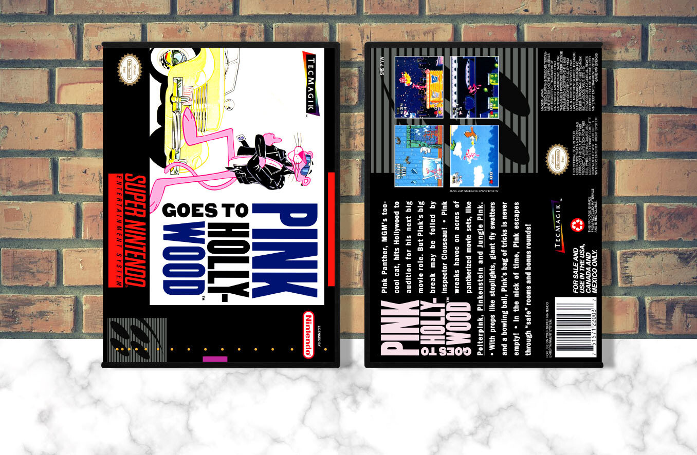 Pink Panther in Pink Goes to Hollywood, Case Color: DARK GREY (OEM DS CASE COLOR)