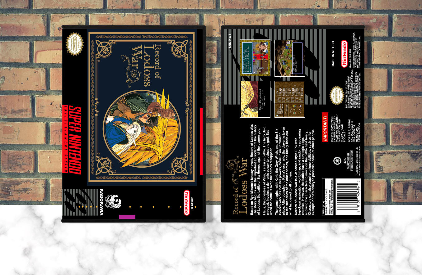 Record of Lodoss War, Case Color: DARK GREY (OEM DS CASE COLOR)