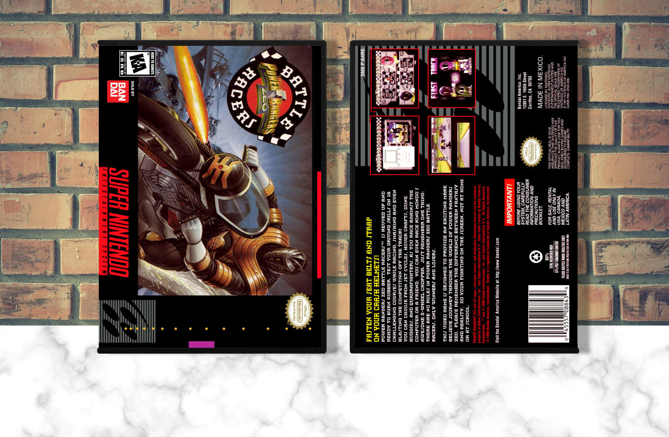 Power Rangers Zeo: Battle Racers, Case Color: DARK GREY (OEM DS CASE COLOR)